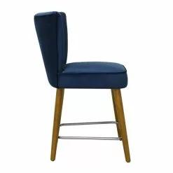 Dunelm Isla Velvet Bar Stool -Dune Room Furniture Shop 30748290 alt05