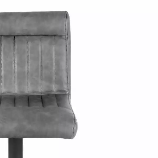 Dunelm Felix Faux Leather Bar Stool 8 Dunelm Felix Faux Leather Bar Stool - Image 6