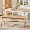 Dunelm Churchgate Ash Wood Spindle Bench 2 Dunelm Churchgate Ash Wood Spindle Bench -Dune Room Furniture Shop 30748638