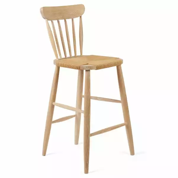 Dunelm Churchgate Ash Wood Spindle Bar Stool 7 Dunelm Churchgate Ash Wood Spindle Bar Stool - Image 5