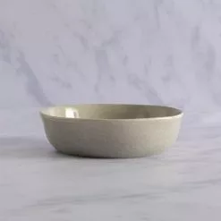 Dunelm Amalfi Grey Stoneware Pasta Bowl