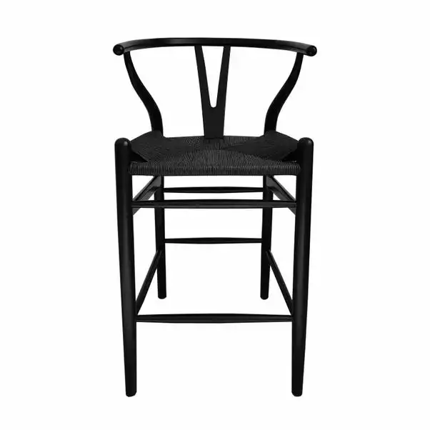 Dunelm Lara Wishbone Bar Stool 4 Dunelm Lara Wishbone Bar Stool - Image 2