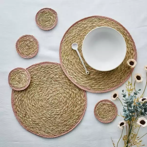 The Edited Life Set Of 2 Grass Braid Placemats 3 The Edited Life Set Of 2 Grass Braid Placemats