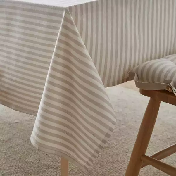 Dunelm Linford Stripe Tablecloth 4 Dunelm Linford Stripe Tablecloth - Image 2