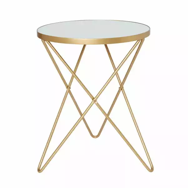 Dunelm Zoey Mirror Top Side Table 5 Dunelm Zoey Mirror Top Side Table - Image 3