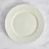 Dunelm Linear Embossed Porcelain Dinner Plate -Dune Room Furniture Shop 30762588
