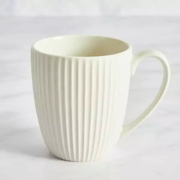 Dunelm Linear Embossed Mug 3 Dunelm Linear Embossed Mug