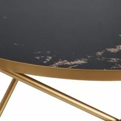 Dunelm Zoey Black Marble Effect Coffee Table -Dune Room Furniture Shop 30764037 alt04