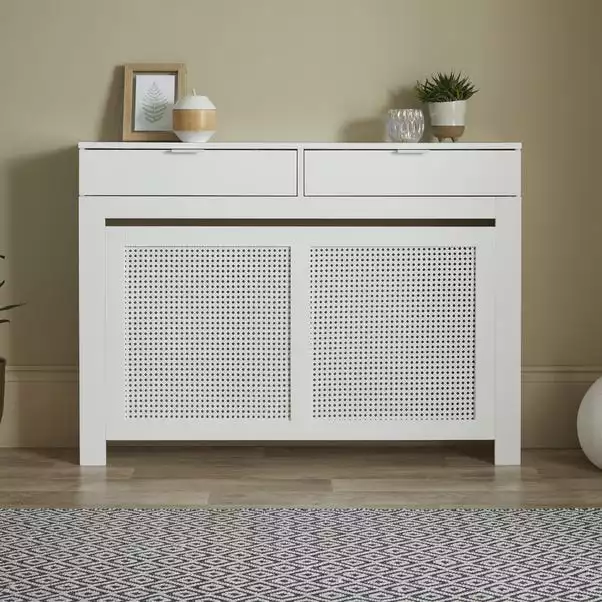 Dunelm Palermo Medium Radiator Cover 3 Dunelm Palermo Medium Radiator Cover