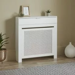 Dunelm Palermo Mini Radiator Cover 9 Dunelm Palermo Mini Radiator Cover -Dune Room Furniture Shop 30764674 alt01