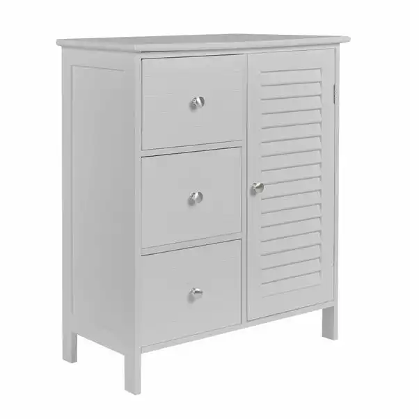 Dunelm Nautical Grey 3 Drawer Console Unit 5 Dunelm Nautical Grey 3 Drawer Console Unit - Image 3