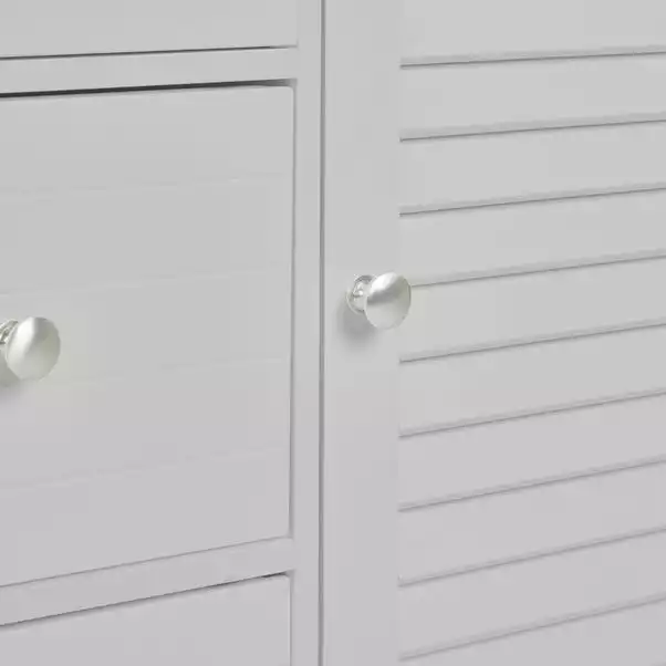 Dunelm Nautical Grey 3 Drawer Console Unit 7 Dunelm Nautical Grey 3 Drawer Console Unit - Image 5