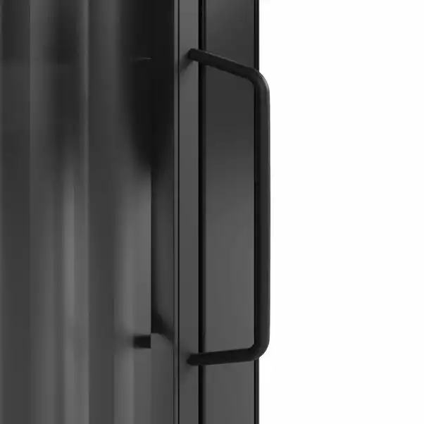 Dunelm Stannis Reeded Glass Tall Cabinet 8 Dunelm Stannis Reeded Glass Tall Cabinet - Image 6