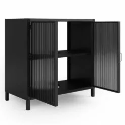 Dunelm Stannis Reeded Glass Under Sink Unit 12 Dunelm Stannis Reeded Glass Under Sink Unit -Dune Room Furniture Shop 30765707 alt04