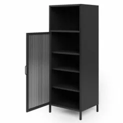 Dunelm Stannis Reeded Glass Single Door Cabinet 12 Dunelm Stannis Reeded Glass Single Door Cabinet -Dune Room Furniture Shop 30765708 alt04