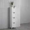 Dunelm Rimini White 4 Drawer Unit -Dune Room Furniture Shop 30765731