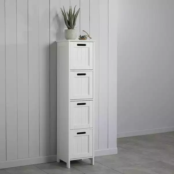 Dunelm Rimini White 4 Drawer Unit 3 Dunelm Rimini White 4 Drawer Unit