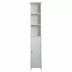 Dunelm Rimini White Tall Cabinet -Dune Room Furniture Shop 30765735 alt05