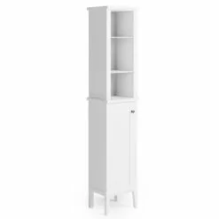 Dunelm Lynton White Compact Bathroom Tall Unit 8 Dunelm Lynton White Compact Bathroom Tall Unit -Dune Room Furniture Shop 30765926 alt01