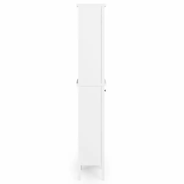 Dunelm Lynton White Compact Bathroom Tall Unit 6 Dunelm Lynton White Compact Bathroom Tall Unit - Image 4