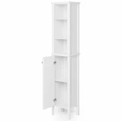 Dunelm Lynton White Compact Bathroom Tall Unit 11 Dunelm Lynton White Compact Bathroom Tall Unit -Dune Room Furniture Shop 30765926 alt04