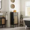 Dunelm Winslow Medium Cabinet Black Rattan 2 Dunelm Winslow Medium Cabinet Black Rattan -Dune Room Furniture Shop 30766710