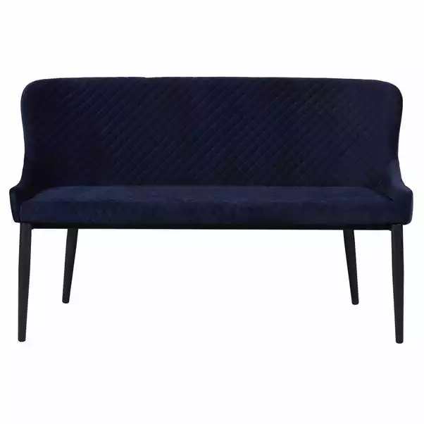 Dunelm Montreal Large Velvet Dining Bench Seat 3 Dunelm Montreal Large Velvet Dining Bench Seat