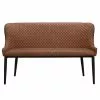 Dunelm Montreal Large Faux Leather Dining Bench Seat