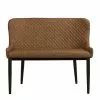 Dunelm Montreal Small Faux Leather Dining Bench Seat -Dune Room Furniture Shop 30769060
