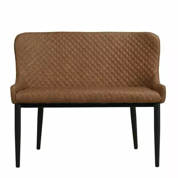 Dunelm Montreal Small Faux Leather Dining Bench Seat 3 Dunelm Montreal Small Faux Leather Dining Bench Seat