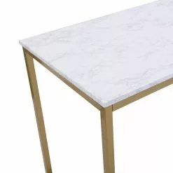Dunelm Kendall Bar Table White Faux Marble -Dune Room Furniture Shop 30769219 alt04