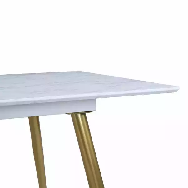 Dunelm Kendall Marble Effect Extending Dining Table 8 Dunelm Kendall Marble Effect Extending Dining Table - Image 6