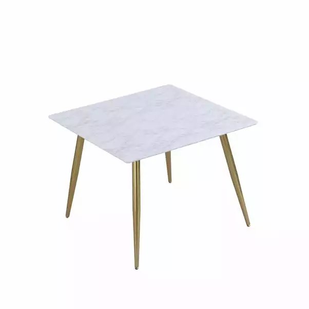 Dunelm Kendall Marble Effect Square Dining Table 7 Dunelm Kendall Marble Effect Square Dining Table - Image 5