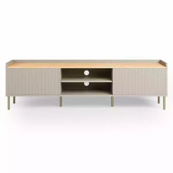 Dunelm Georgi Extra Wide TV Unit Natural 5 Dunelm Georgi Extra Wide TV Unit Natural - Image 3