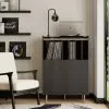 Dunelm Georgi Vinyl Cabinet Black 2 Dunelm Georgi Vinyl Cabinet Black -Dune Room Furniture Shop 30769724
