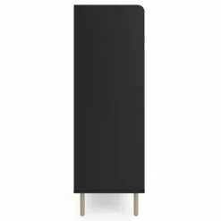 Dunelm Georgi Vinyl Cabinet Black -Dune Room Furniture Shop 30769724 alt03