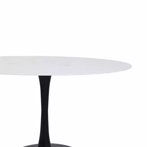 Dunelm Addison Tulip Dining Table Round 120cm 6 Dunelm Addison Tulip Dining Table Round 120cm - Image 4