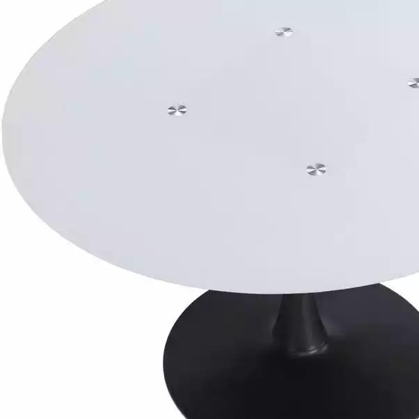 Dunelm Addison Tulip Dining Table Round 120cm 7 Dunelm Addison Tulip Dining Table Round 120cm - Image 5