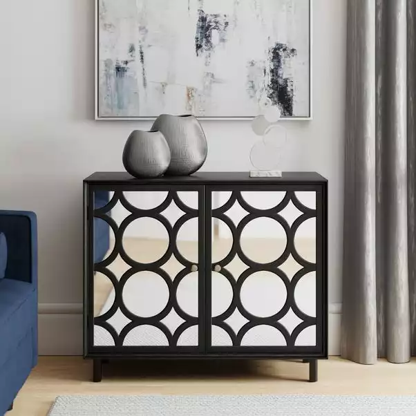 Dunelm Delphi Black Small Sideboard 3 Dunelm Delphi Black Small Sideboard