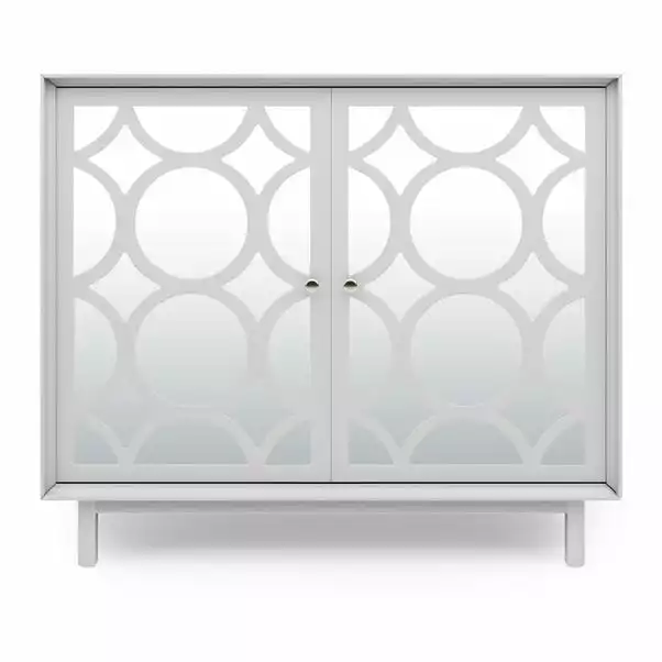 Dunelm Delphi Grey Small Slim Cabinet 5 Dunelm Delphi Grey Small Slim Cabinet - Image 3