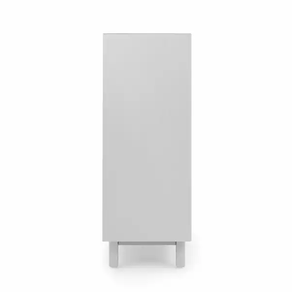 Dunelm Delphi Grey Small Slim Cabinet 6 Dunelm Delphi Grey Small Slim Cabinet - Image 4