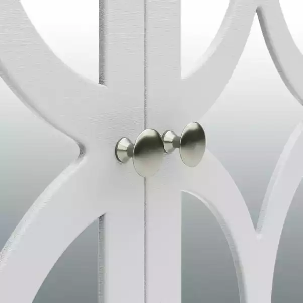 Dunelm Delphi Grey Small Slim Cabinet 8 Dunelm Delphi Grey Small Slim Cabinet - Image 6