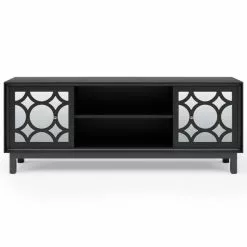 Dunelm Delphi Black TV Unit -Dune Room Furniture Shop 30775935 alt02