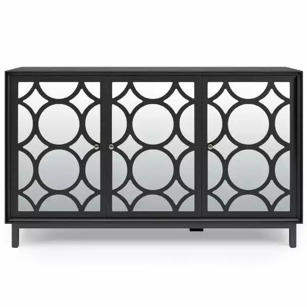 Dunelm Delphi Large Black Sideboard 5 Dunelm Delphi Large Black Sideboard - Image 3