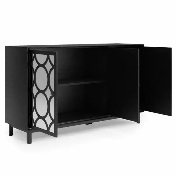 Dunelm Delphi Large Black Sideboard 7 Dunelm Delphi Large Black Sideboard - Image 5