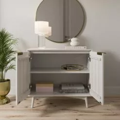 Dunelm Neena Small Sideboard, White Wash Acacia Wood 10 Dunelm Neena Small Sideboard, White Wash Acacia Wood -Dune Room Furniture Shop 30781310 alt02