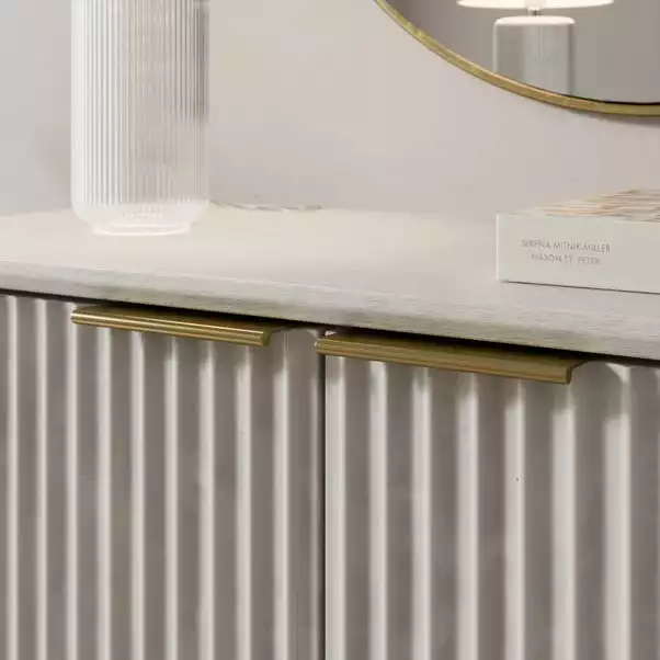 Dunelm Neena Small Sideboard, White Wash Acacia Wood 7 Dunelm Neena Small Sideboard, White Wash Acacia Wood - Image 5