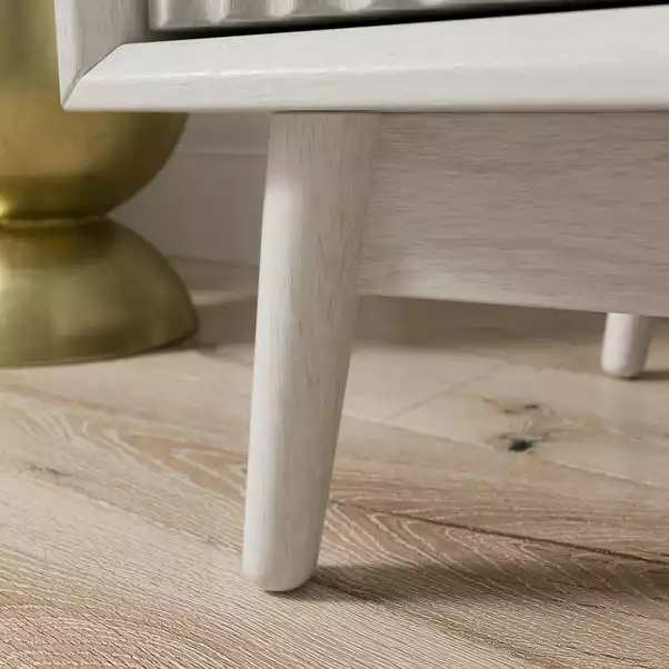 Dunelm Neena Small Sideboard, White Wash Acacia Wood 8 Dunelm Neena Small Sideboard, White Wash Acacia Wood - Image 6