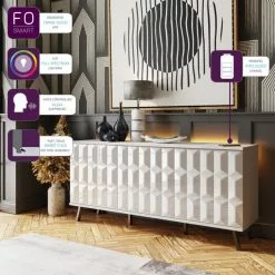 Frank Olsen Furniture Elevate SMART LED Sideboard -Dune Room Furniture Shop 30792854 alt02