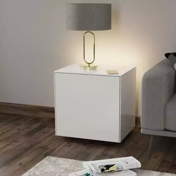 Frank Olsen Furniture Intel LED 1 Door Lamp Table 3 Frank Olsen Furniture Intel LED 1 Door Lamp Table